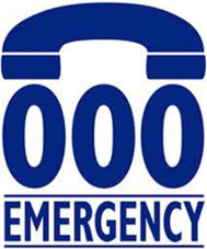 Emergency triple zero logo